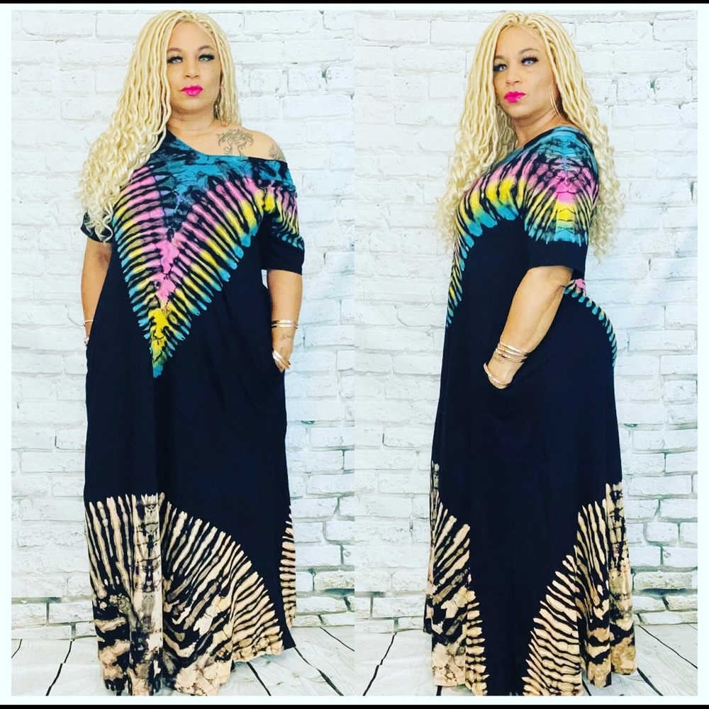Tie Dye shirt dress.